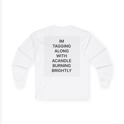 Long Sleeve Tee — "Top Down" Sun & Moon Romantic Graphic, "Riding wit my boo thang"